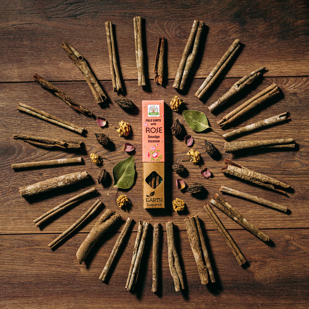 Polo Santo with Rose